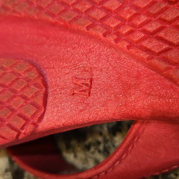 OKABASHI WOMEN'S MAUI FLIP-FLOP THONG SANDALS. HOT PINK. SIZE MEDIUM .= 6.5/7.5 - Picture 8 of 11